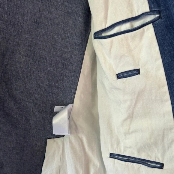 J. Crew Blue Denim Blazer - Picture 6 of 9